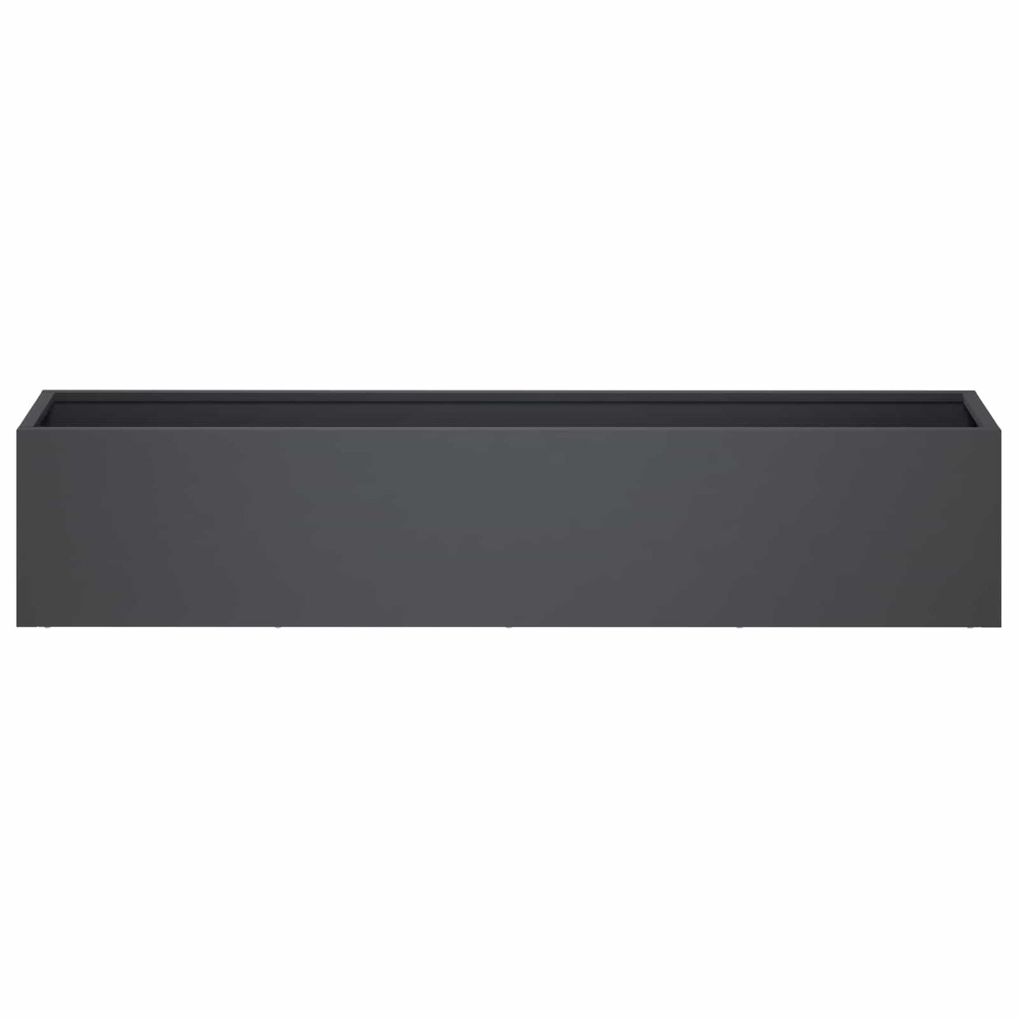 vidaXL Garden Planter Anthracite 100 x 20 x 20 cm Cold-rolled Steel