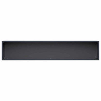 vidaXL Garden Planter Anthracite 100 x 20 x 20 cm Cold-rolled Steel