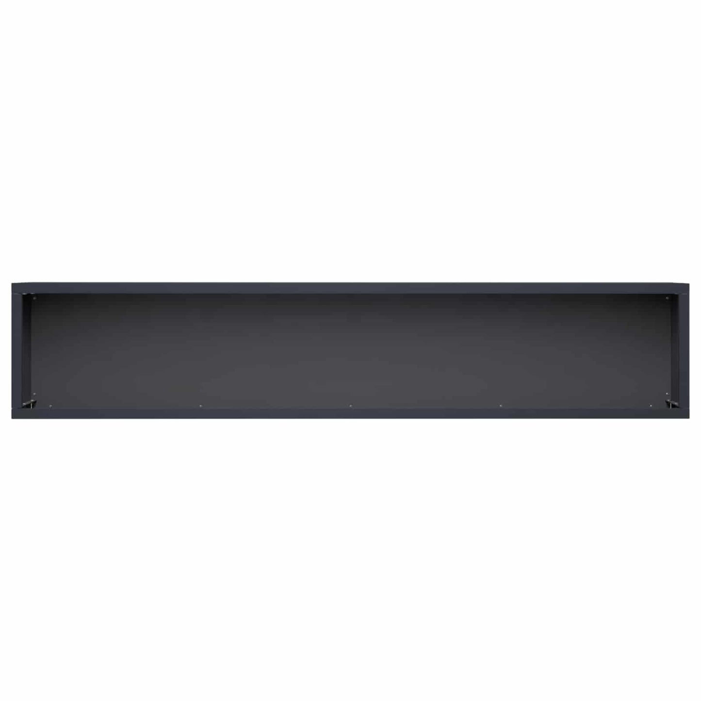 vidaXL Garden Planter 2 pcs Anthracite 100 x 20 x 20 cm