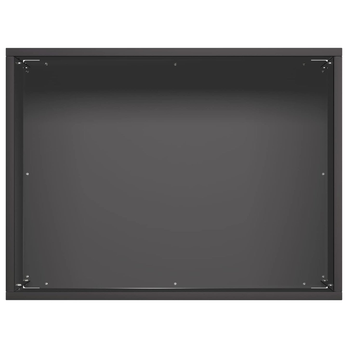 vidaXL Garden Planter Black 40 x 30 x 30 cm Cold-rolled Steel