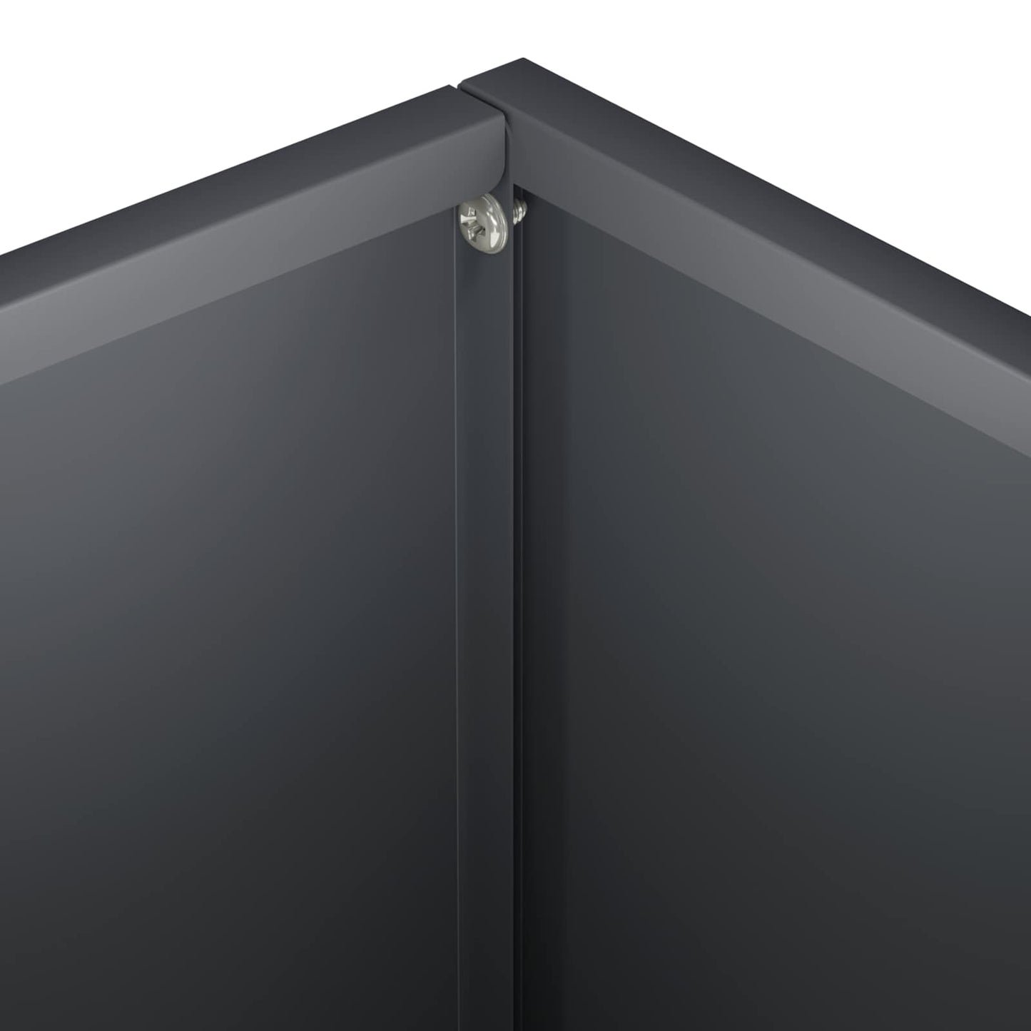 vidaXL Garden Planter Anthracite 40 x 30 x 30 cm Cold-rolled Steel