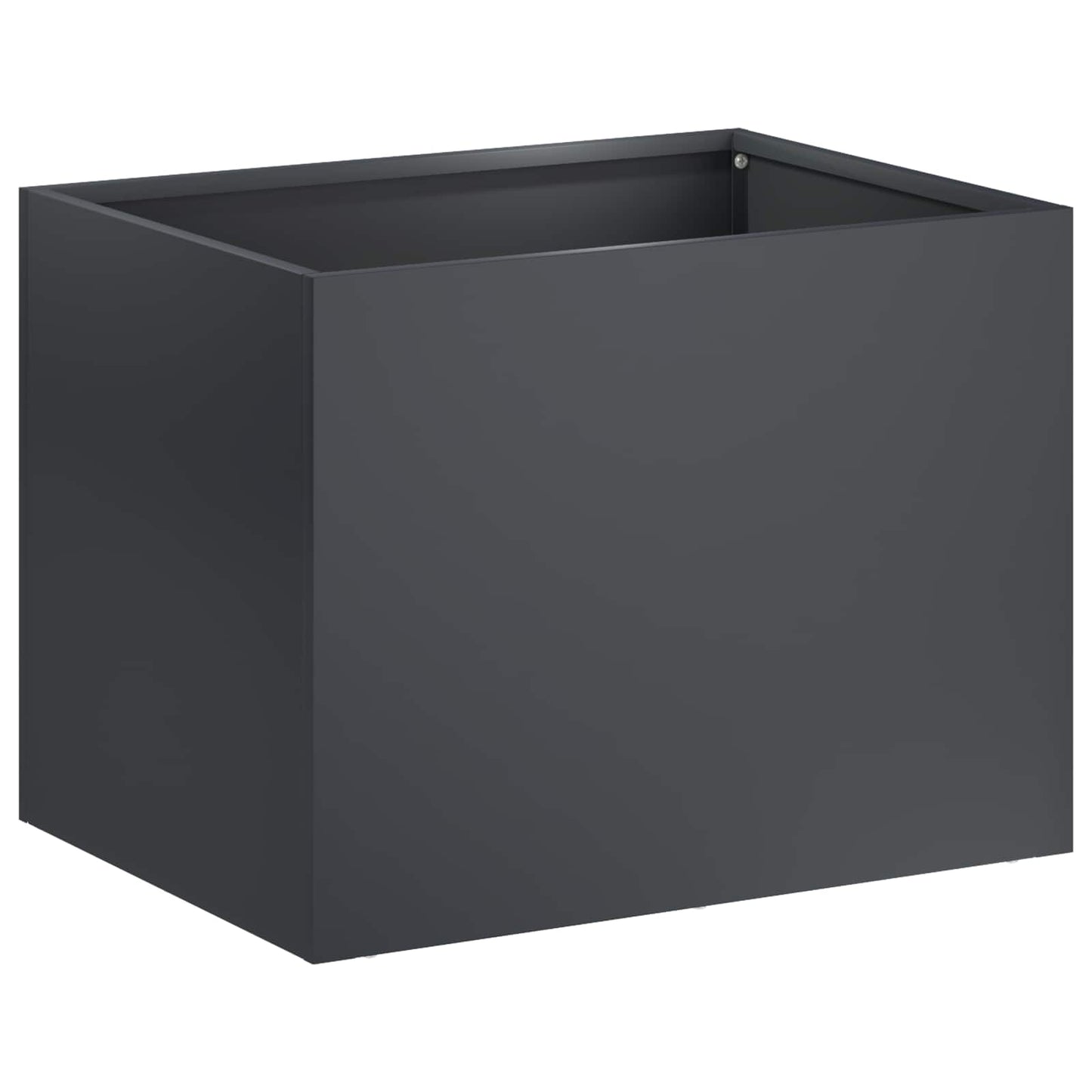 vidaXL Garden Planter Anthracite 40 x 30 x 30 cm Cold-rolled Steel
