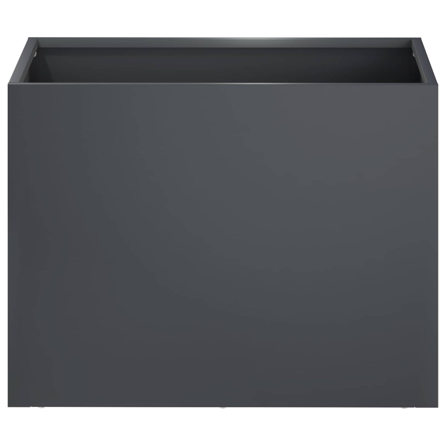 vidaXL Garden Planter Anthracite 40 x 30 x 30 cm Cold-rolled Steel