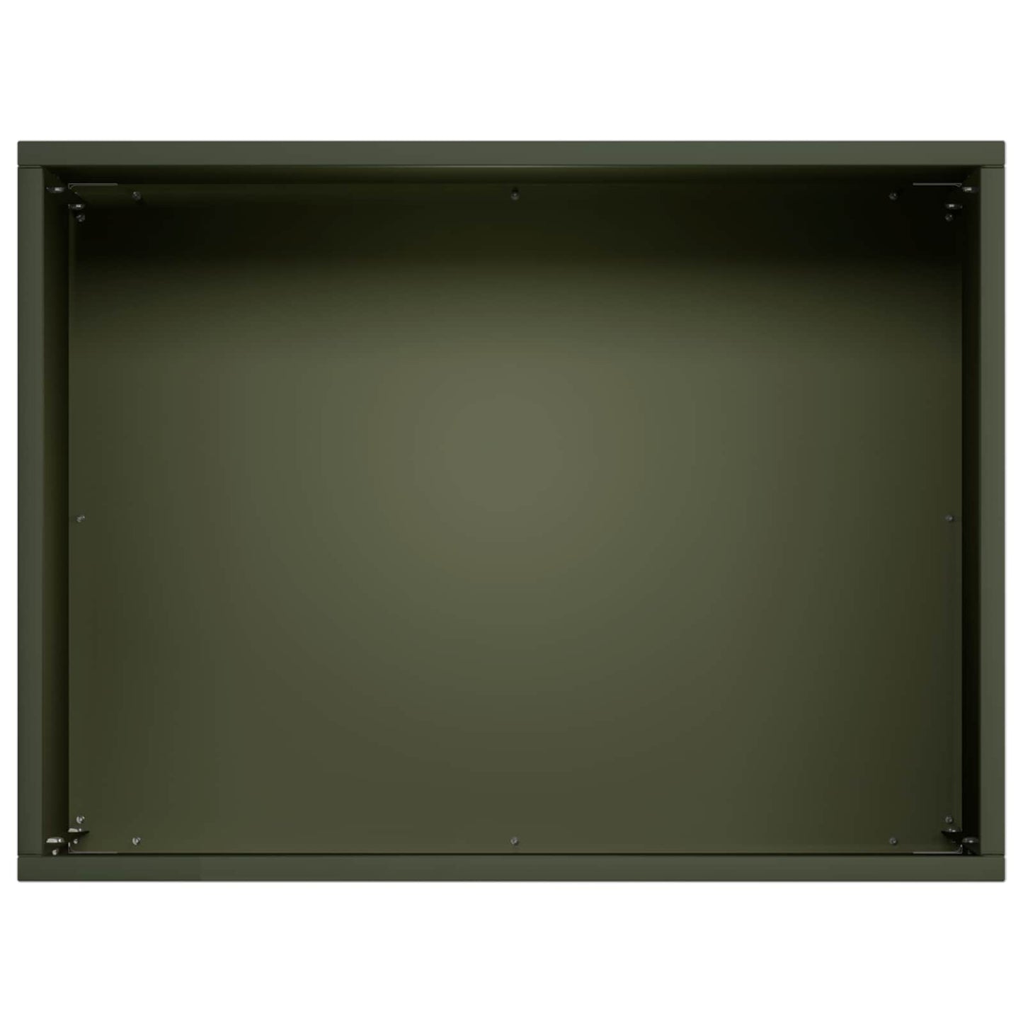 vidaXL Garden Planter Olive Green 40 x 30 x 30 cm Cold-rolled Steel