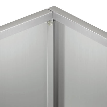 vidaXL Garden Planter Silver 40 x 30 x 30 cm Galvanised Steel