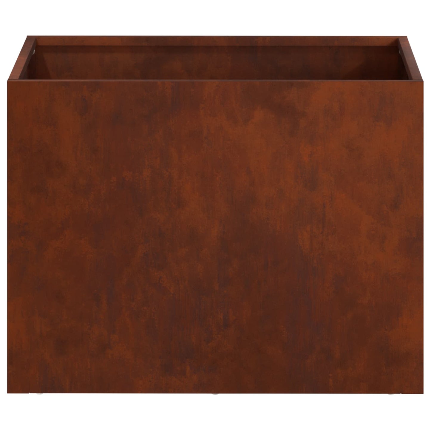 vidaXL Garden Planter 2 pcs Rusty 40 x 30 x 30 cm Weathering Steel