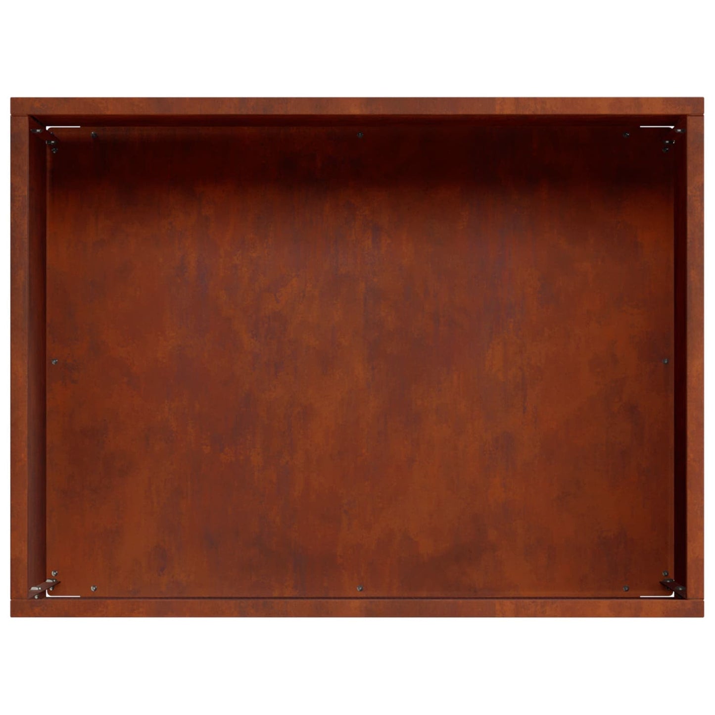 vidaXL Garden Planter 2 pcs Rusty 40 x 30 x 30 cm Weathering Steel