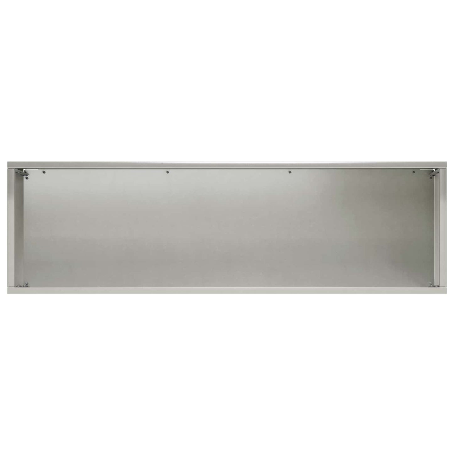 vidaXL Garden Planter 2 pcs Silver 80 x 30 x 30 cm Stainless Steel