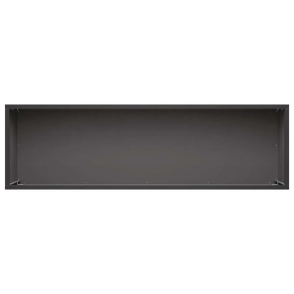vidaXL Garden Planter Black 100 x 30 x 30 cm Cold-rolled Steel