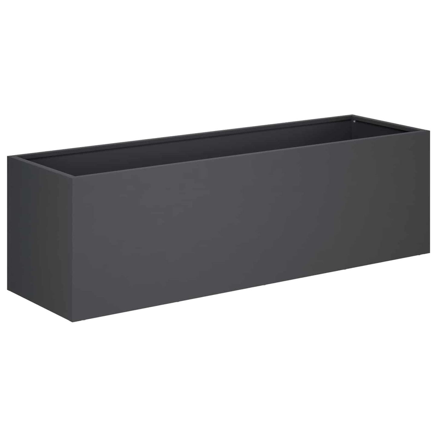 vidaXL Garden Planter Anthracite 100 x 30 x 30 cm Cold-rolled Steel