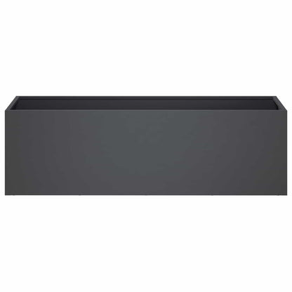 vidaXL Garden Planter Anthracite 100 x 30 x 30 cm Cold-rolled Steel