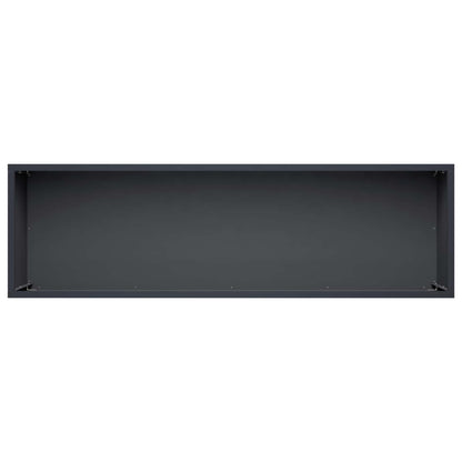 vidaXL Garden Planter Anthracite 100 x 30 x 30 cm Cold-rolled Steel