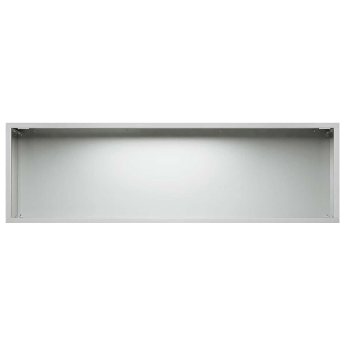 vidaXL Garden Planter 2 pcs Silver 100 x 30 x 30 cm Galvanised Steel