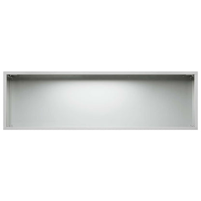 vidaXL Garden Planter 2 pcs Silver 100 x 30 x 30 cm Galvanised Steel