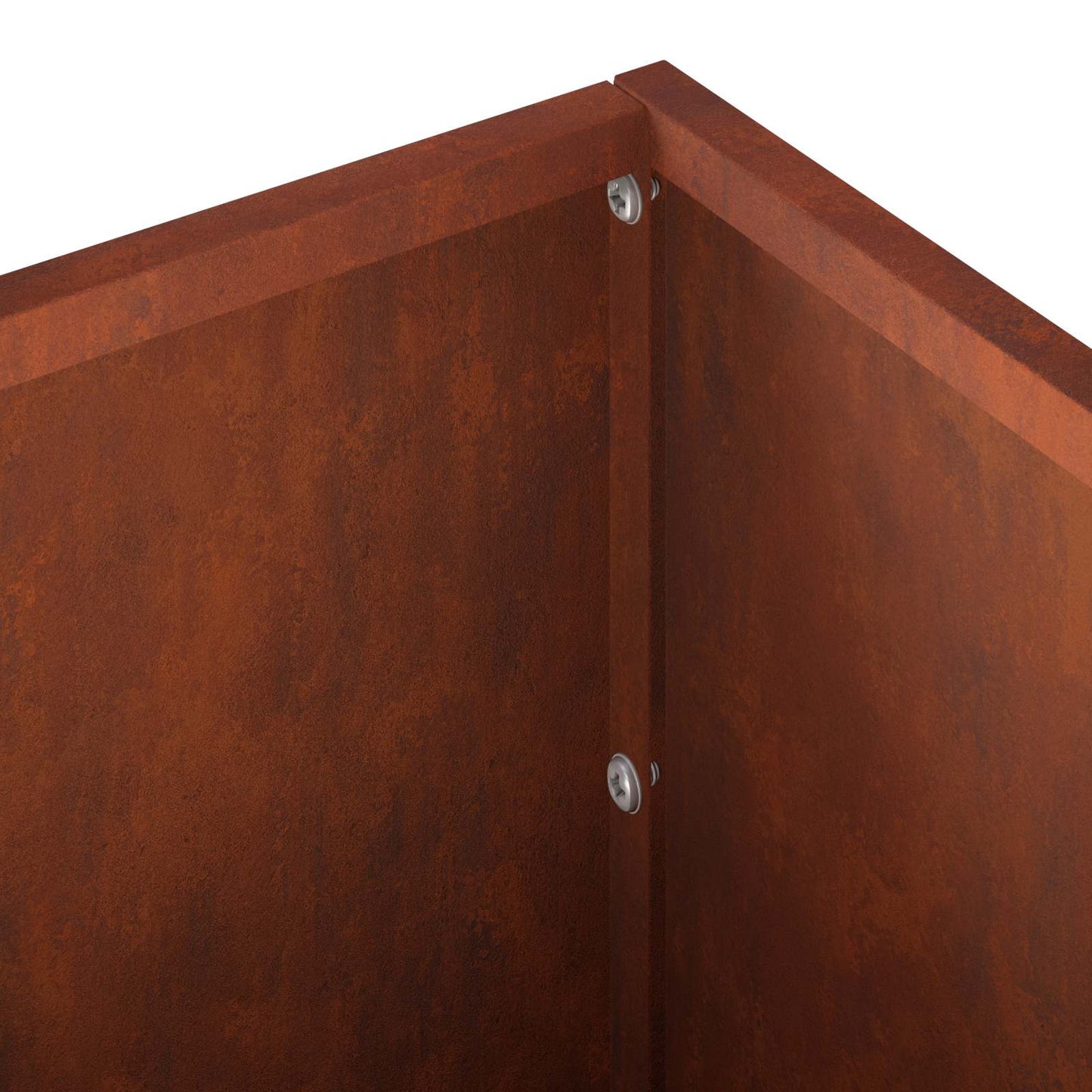 vidaXL Garden Planter Rusty 100 x 30 x 30 cm Weathering Steel