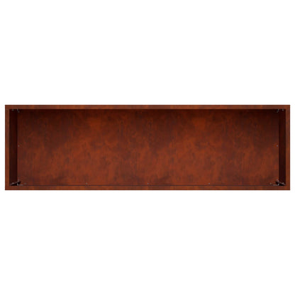 vidaXL Garden Planter 2 pcs Rusty 100 x 30 x 30 cm Weathering Steel