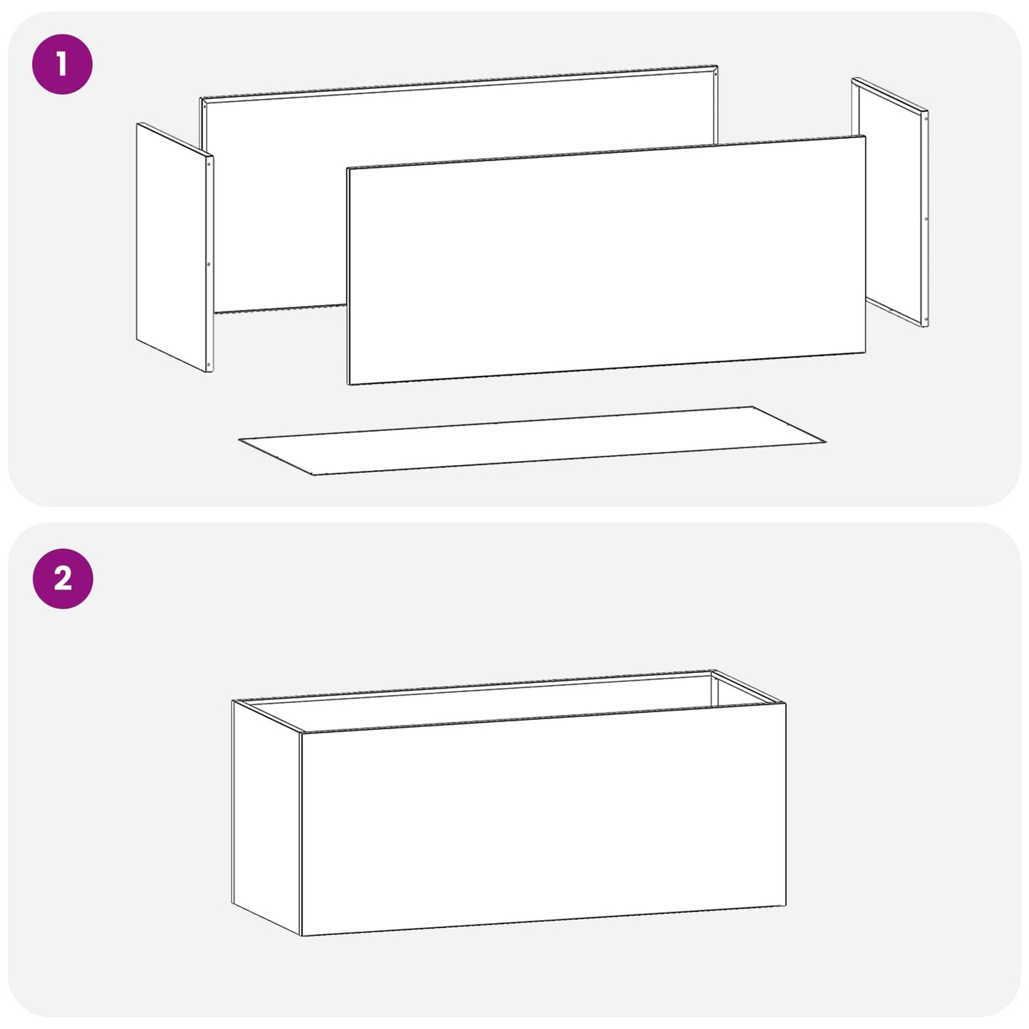 vidaXL Garden Planter 2 pcs Olive Green 80 x 40 x 40 cm