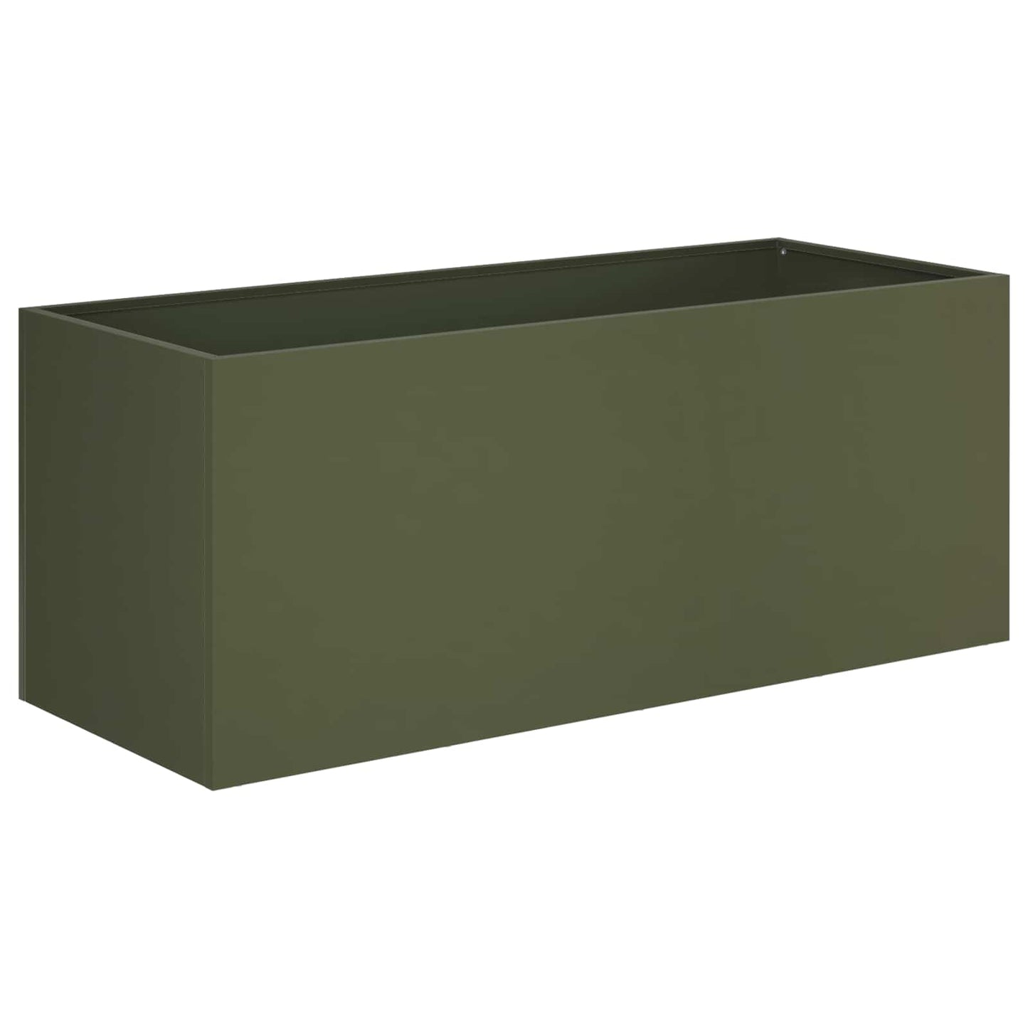 vidaXL Garden Planter 2 pcs Olive Green 80 x 40 x 40 cm