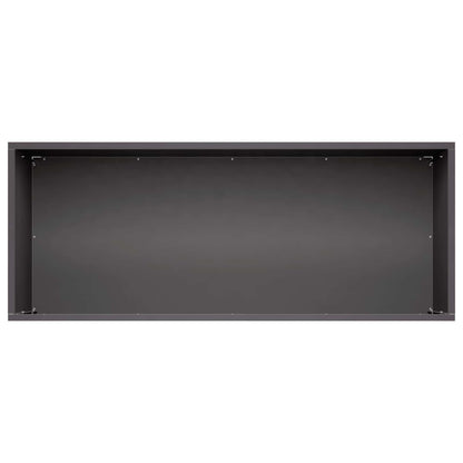 vidaXL Garden Planter Black 100 x 40 x 40 cm Cold-rolled Steel