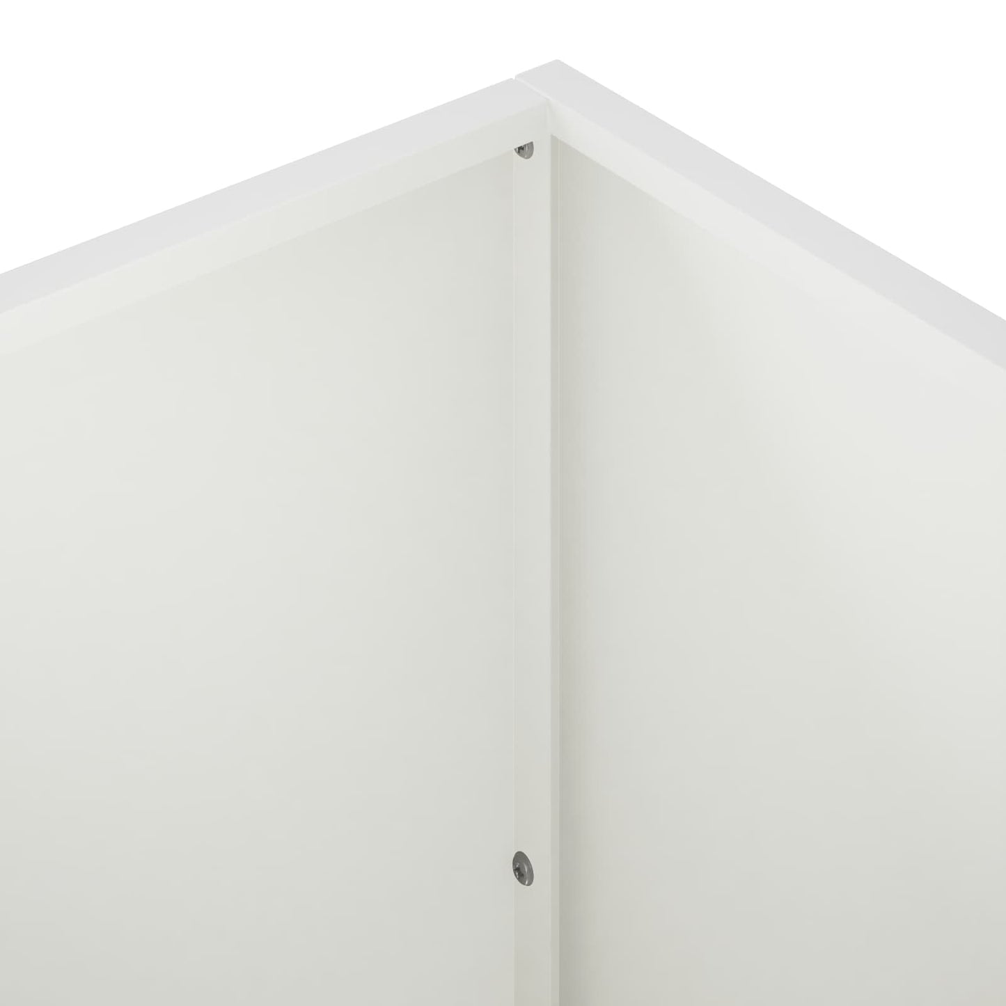 vidaXL Garden Planter White 100 x 40 x 40 cm Cold-rolled Steel