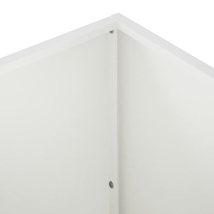 vidaXL Garden Planter White 100 x 40 x 40 cm Cold-rolled Steel