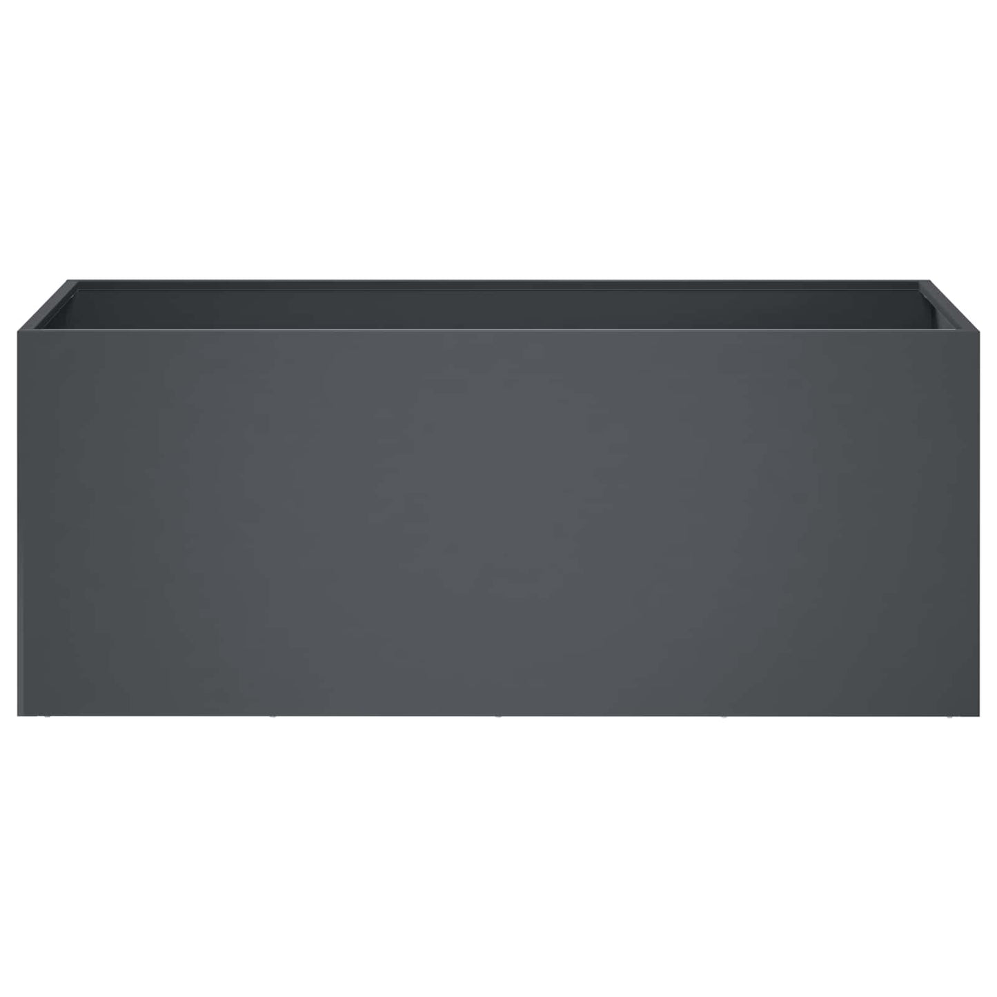 vidaXL Garden Planter Anthracite 100 x 40 x 40 cm Cold-rolled Steel