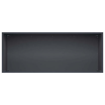 vidaXL Garden Planter Anthracite 100 x 40 x 40 cm Cold-rolled Steel