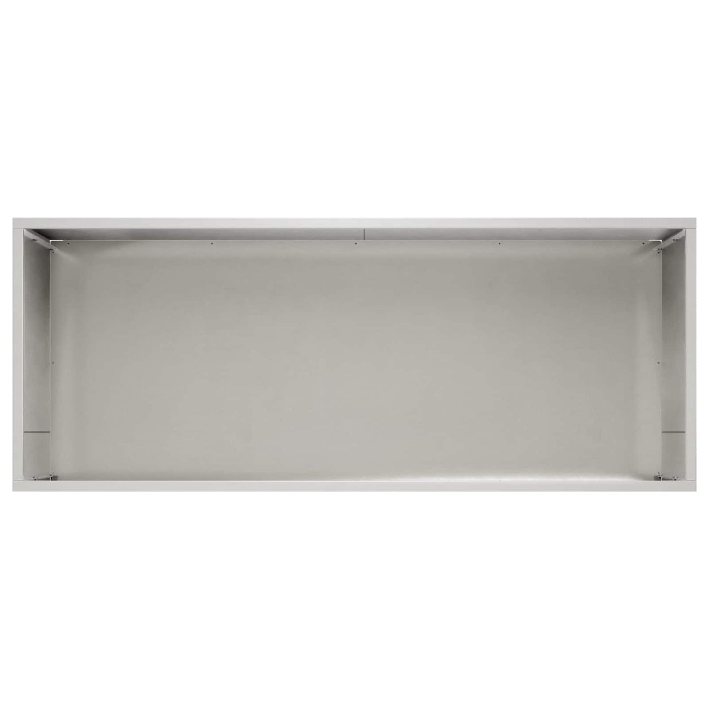 vidaXL Garden Planter Silver 100 x 40 x 40 cm Stainless Steel