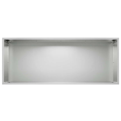 vidaXL Garden Planter Silver 100 x 40 x 40 cm Galvanised Steel