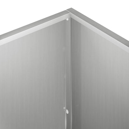 vidaXL Garden Planter 2 pcs Silver 100 x 40 x 40 cm Galvanised Steel
