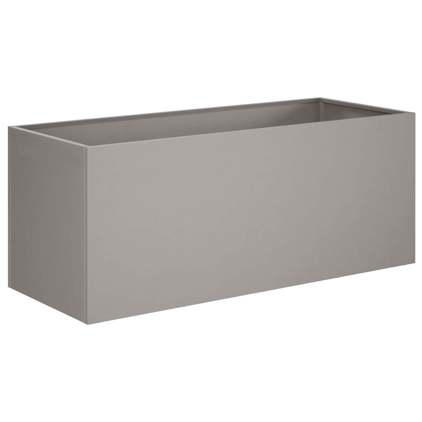vidaXL Garden Planter 2 pcs Rusty 100 x 40 x 40 cm Weathering Steel