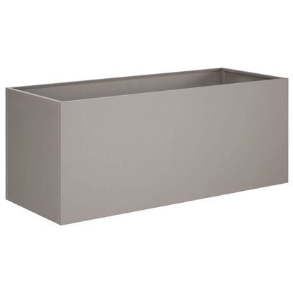 vidaXL Garden Planter 2 pcs Rusty 100 x 40 x 40 cm Weathering Steel