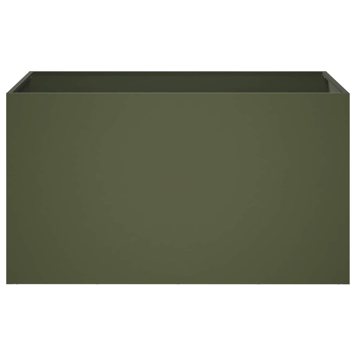 vidaXL Garden Planter 2 pcs Olive Green 80 x 50 x 50 cm