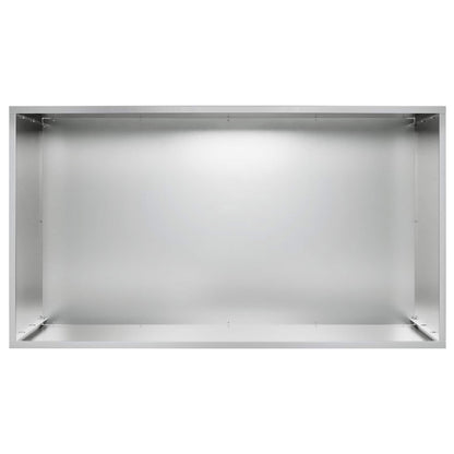 vidaXL Garden Planter Silver 80 x 50 x 50 cm Galvanised Steel
