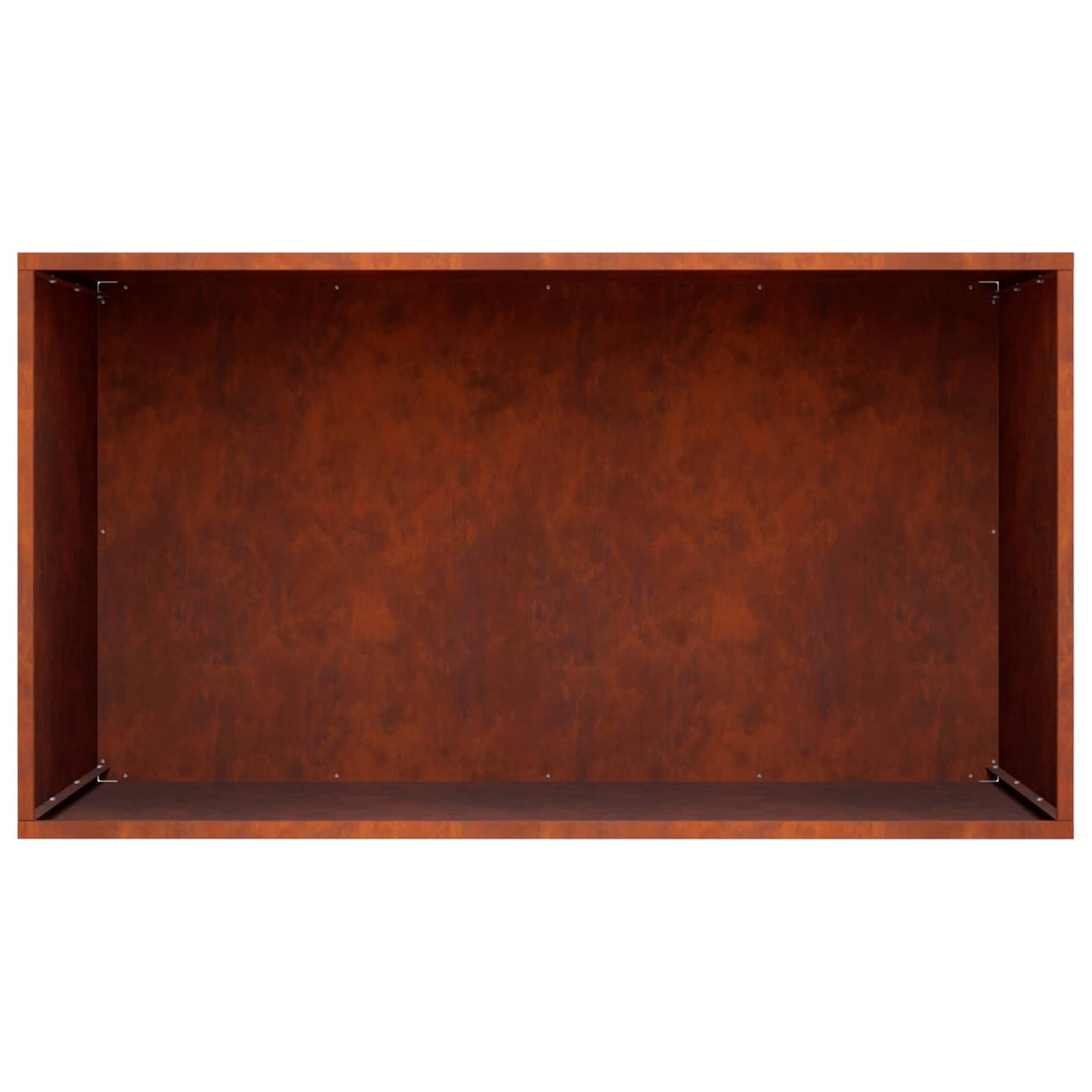 vidaXL Garden Planter Rusty 80 x 50 x 50 cm Weathering Steel