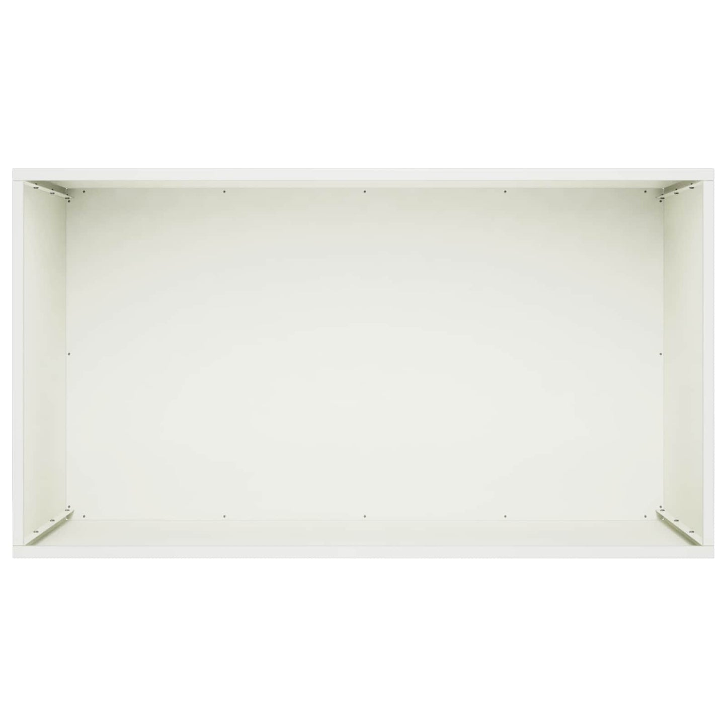 vidaXL Garden Planter White 100 x 50 x 50 cm Cold-rolled Steel