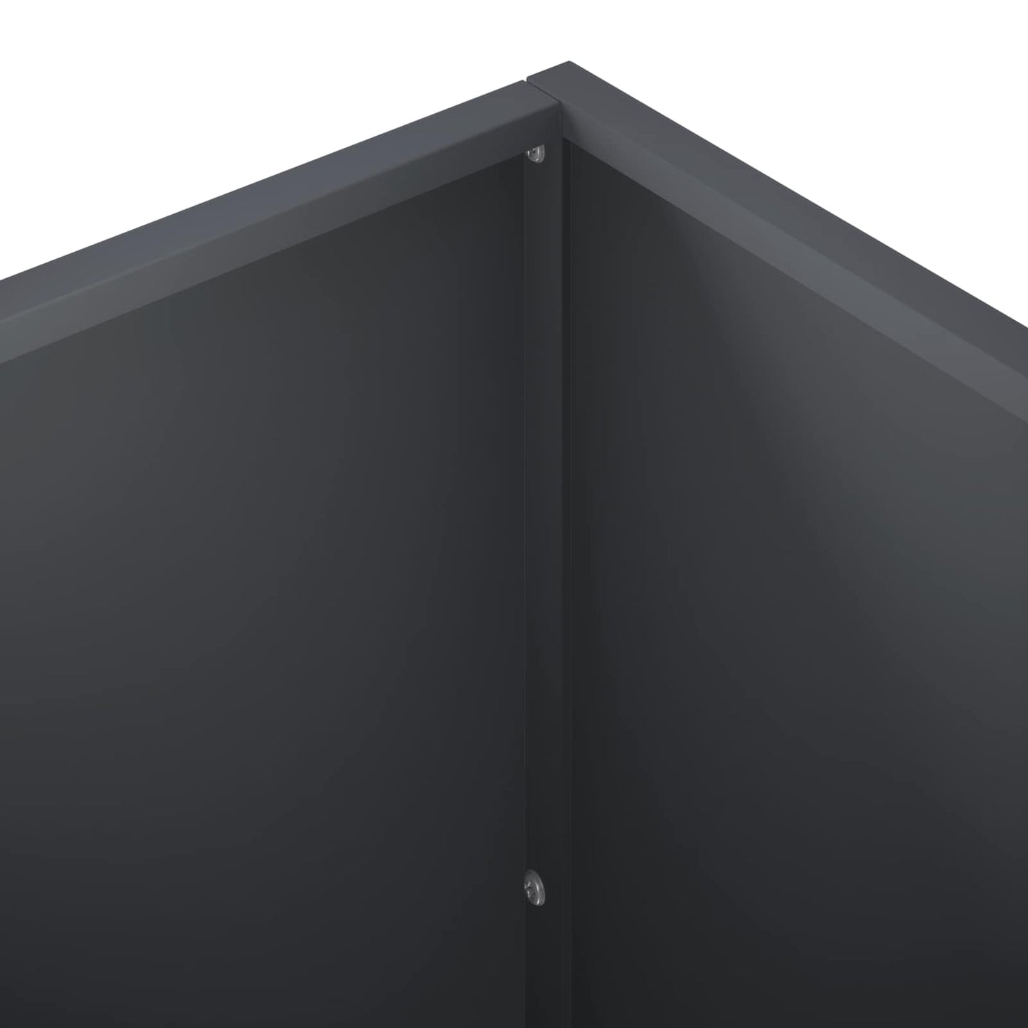 vidaXL Garden Planter Anthracite 100 x 50 x 50 cm Cold-rolled Steel