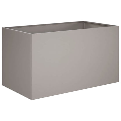 vidaXL Garden Planter 2 pcs Rusty 100 x 50 x 50 cm Weathering Steel