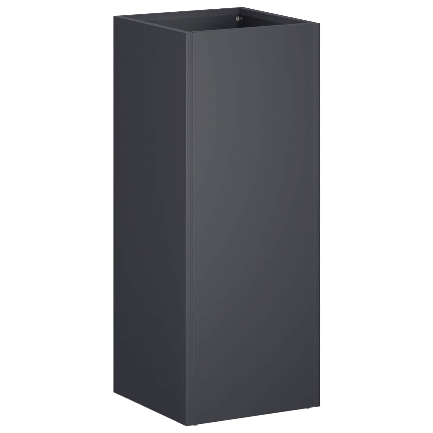 vidaXL Garden Planter Anthracite 20 x 20 x 40 cm Cold-rolled Steel