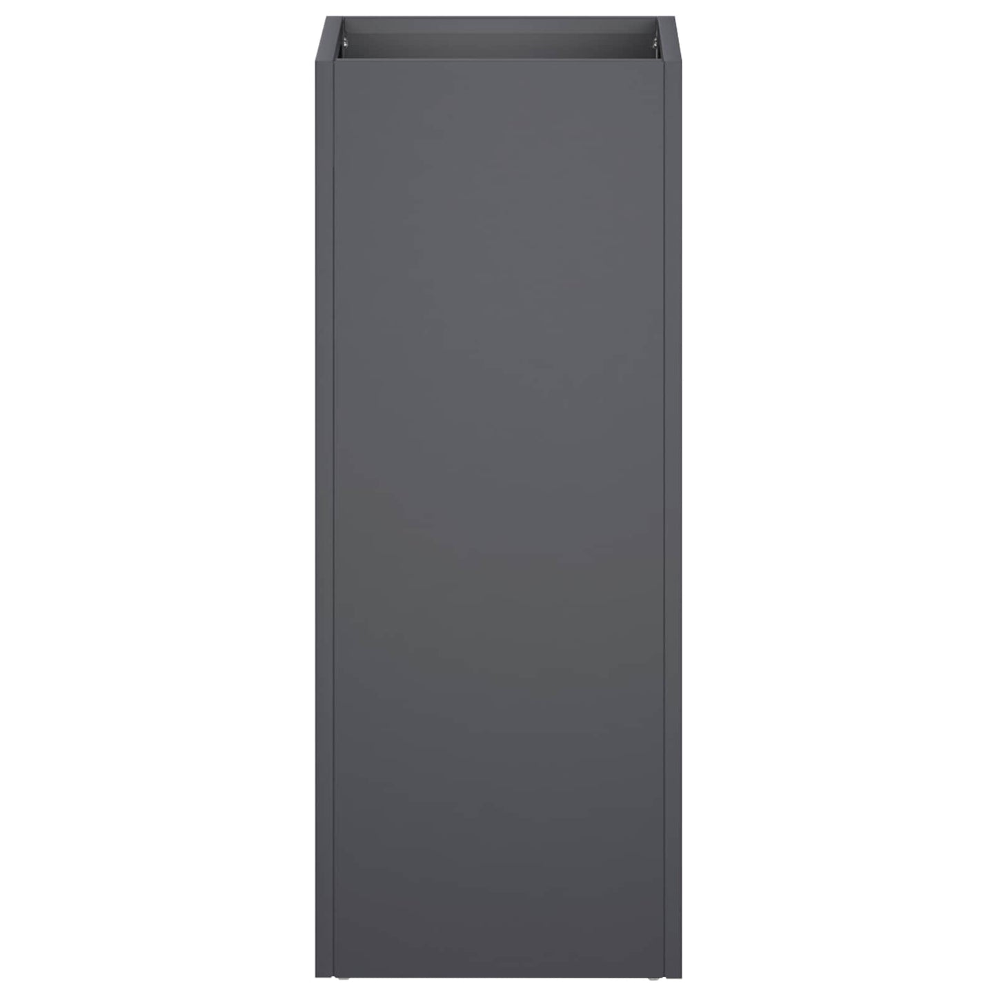 vidaXL Garden Planter Anthracite 20 x 20 x 40 cm Cold-rolled Steel