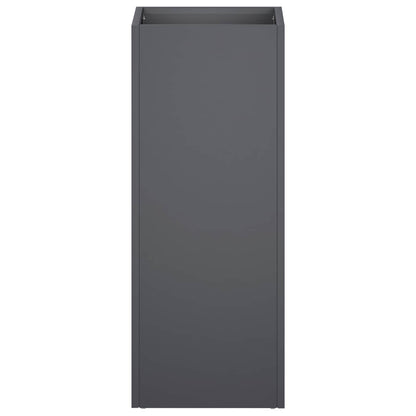 vidaXL Garden Planter Anthracite 20 x 20 x 40 cm Cold-rolled Steel