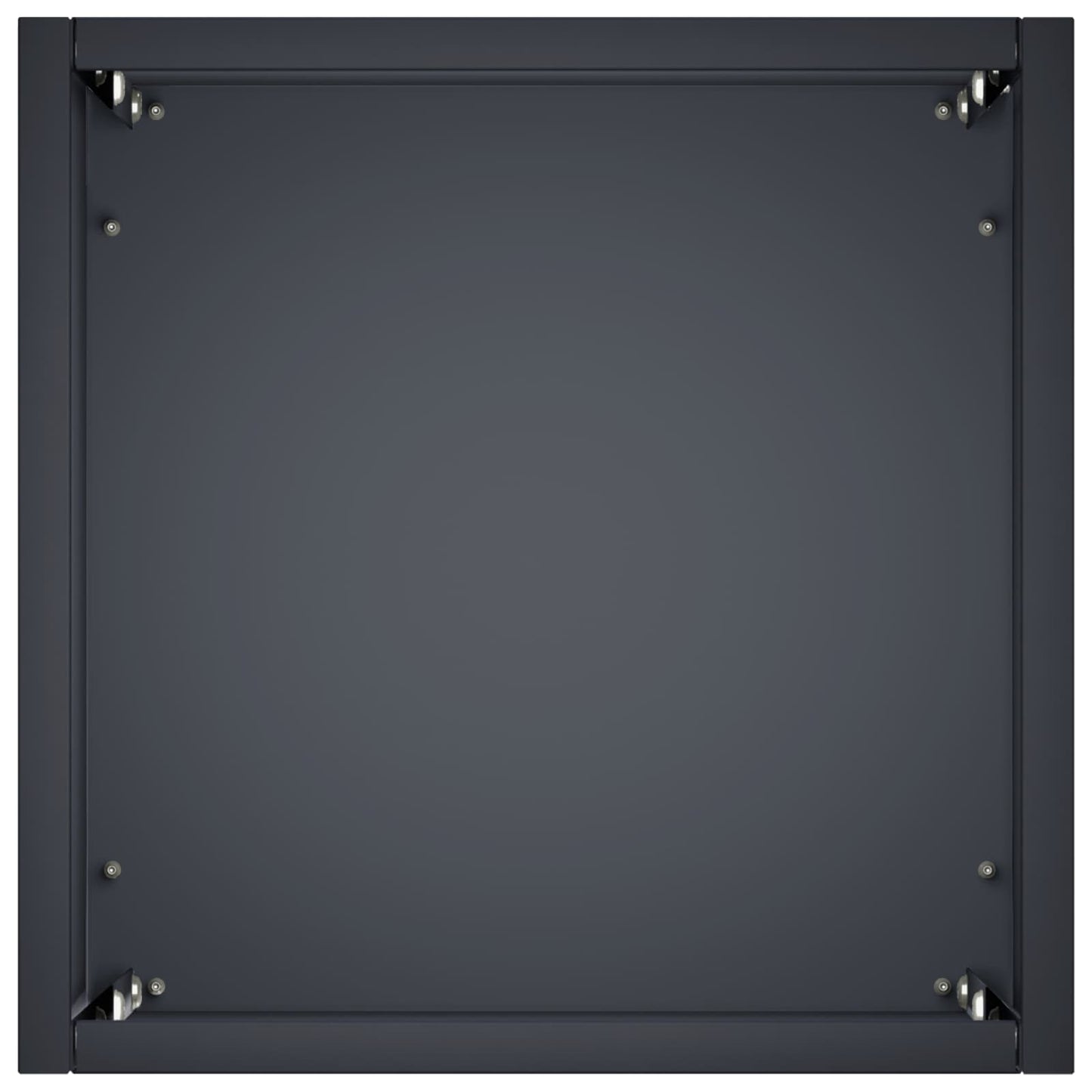 vidaXL Garden Planter Anthracite 20 x 20 x 40 cm Cold-rolled Steel