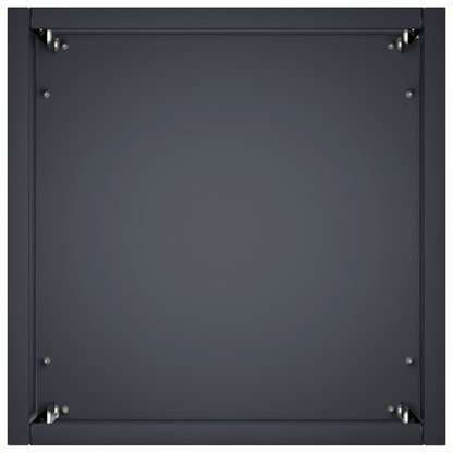 vidaXL Garden Planter Anthracite 20 x 20 x 40 cm Cold-rolled Steel