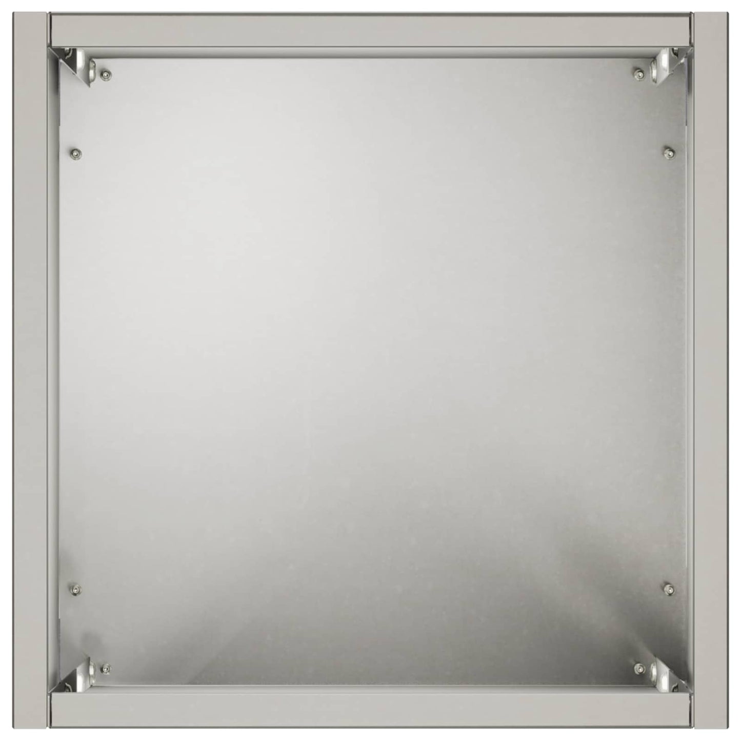 vidaXL Garden Planter 2 pcs Silver 20 x 20 x 40 cm Stainless Steel