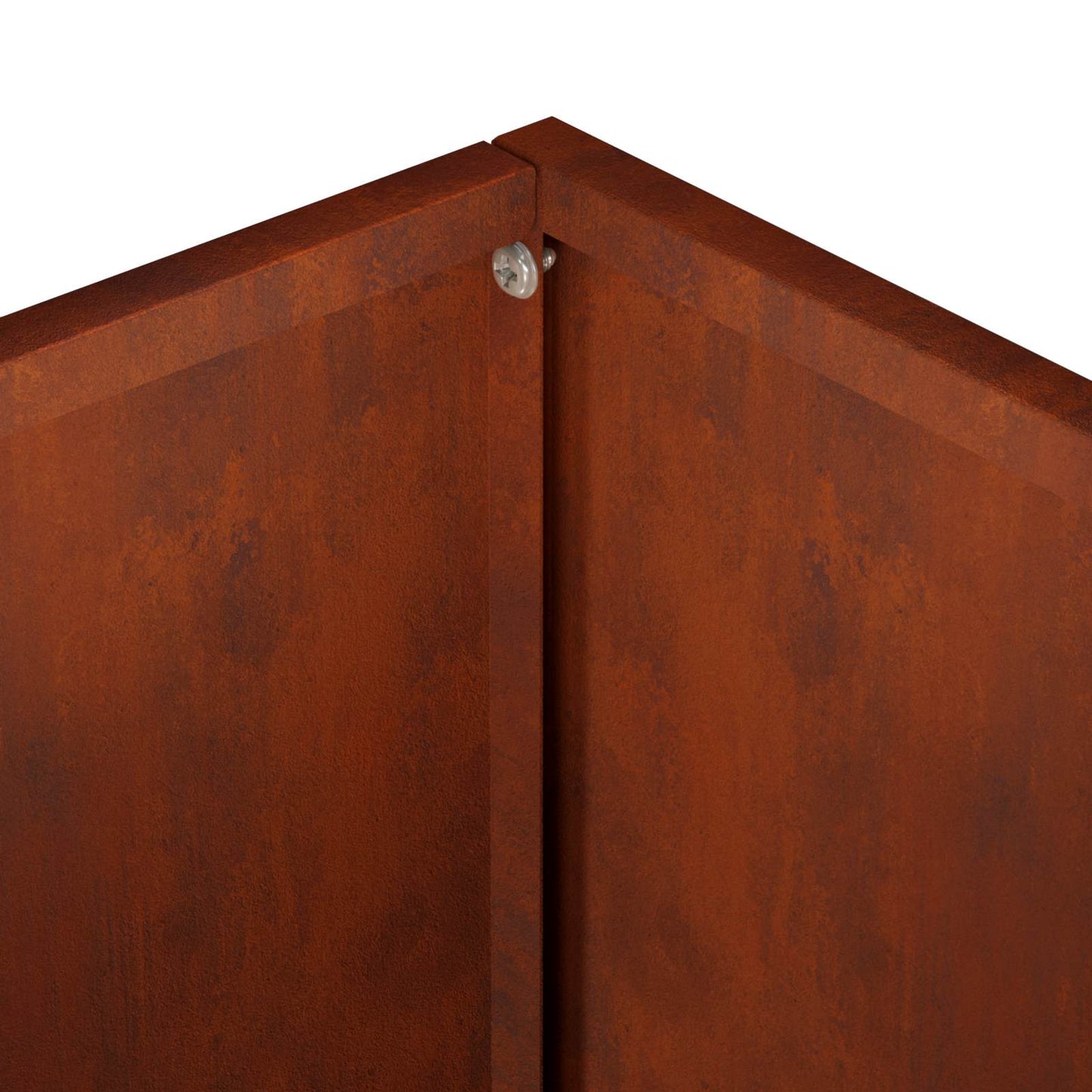 vidaXL Garden Planter 2 pcs Rusty 20 x 20 x 40 cm Weathering Steel