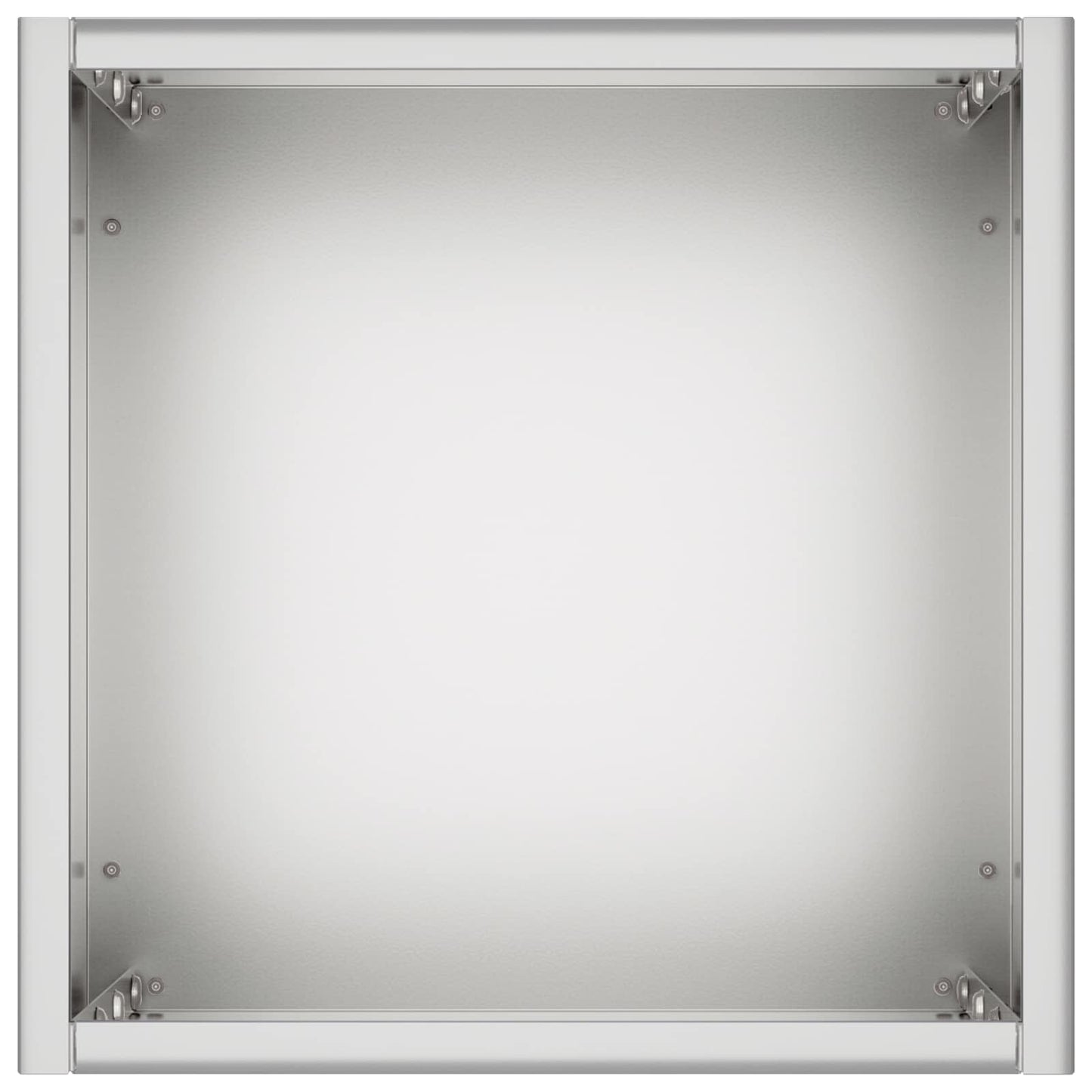 vidaXL Garden Planter Silver 20 x 20 x 50 cm Galvanised Steel