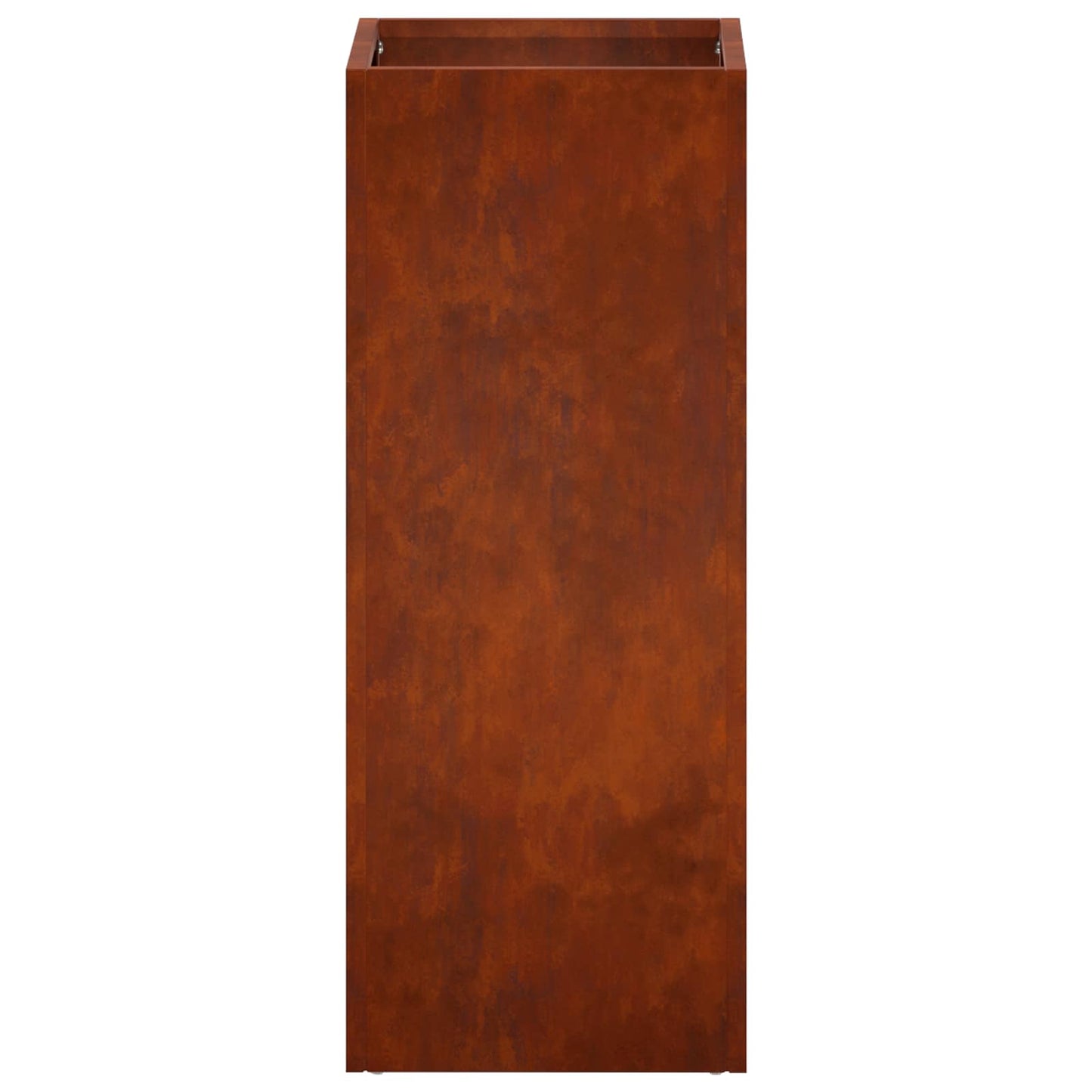 vidaXL Garden Planter 2 pcs Rusty 20 x 20 x 50 cm Weathering Steel