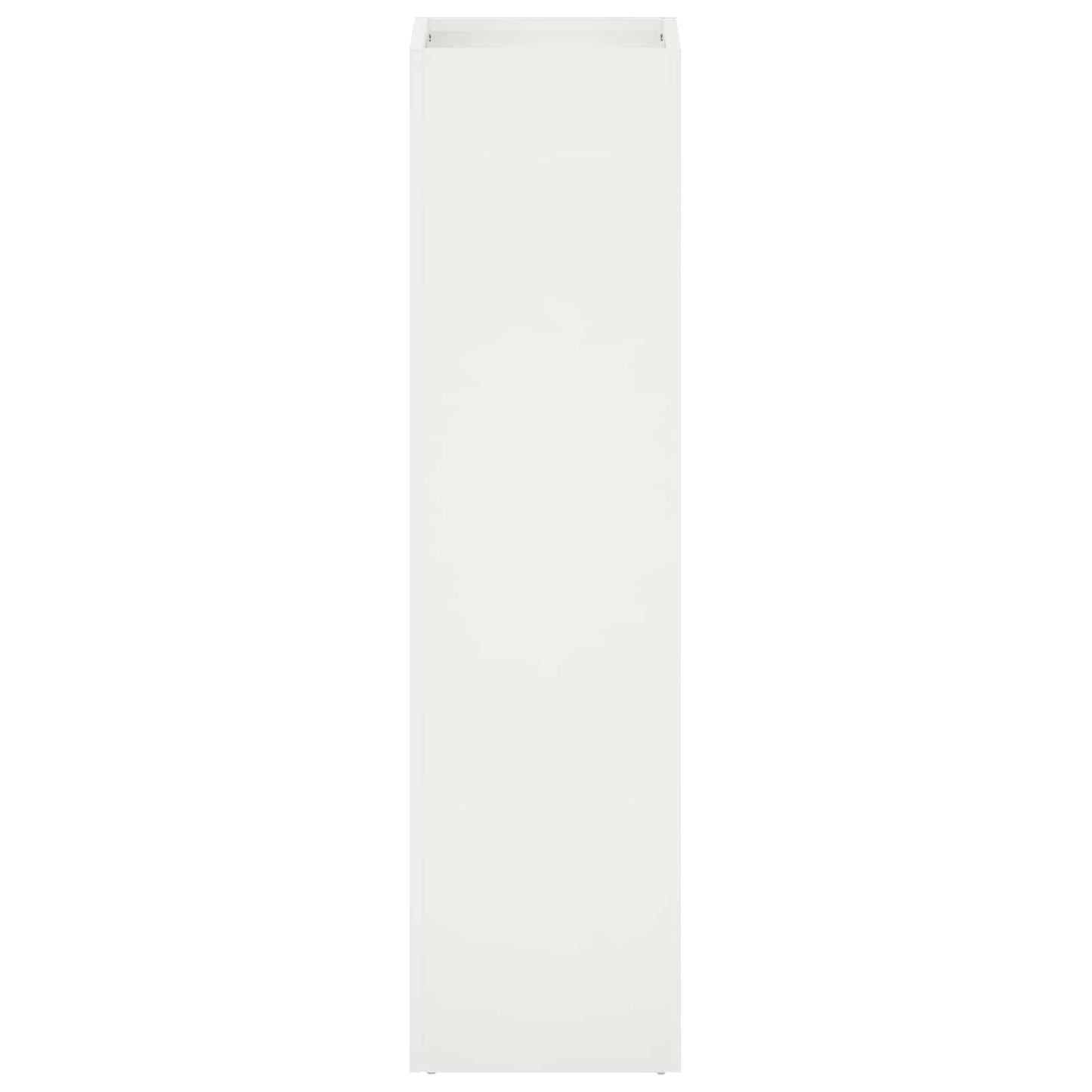 vidaXL Garden Planter White 20 x 20 x 75 cm Cold-rolled Steel