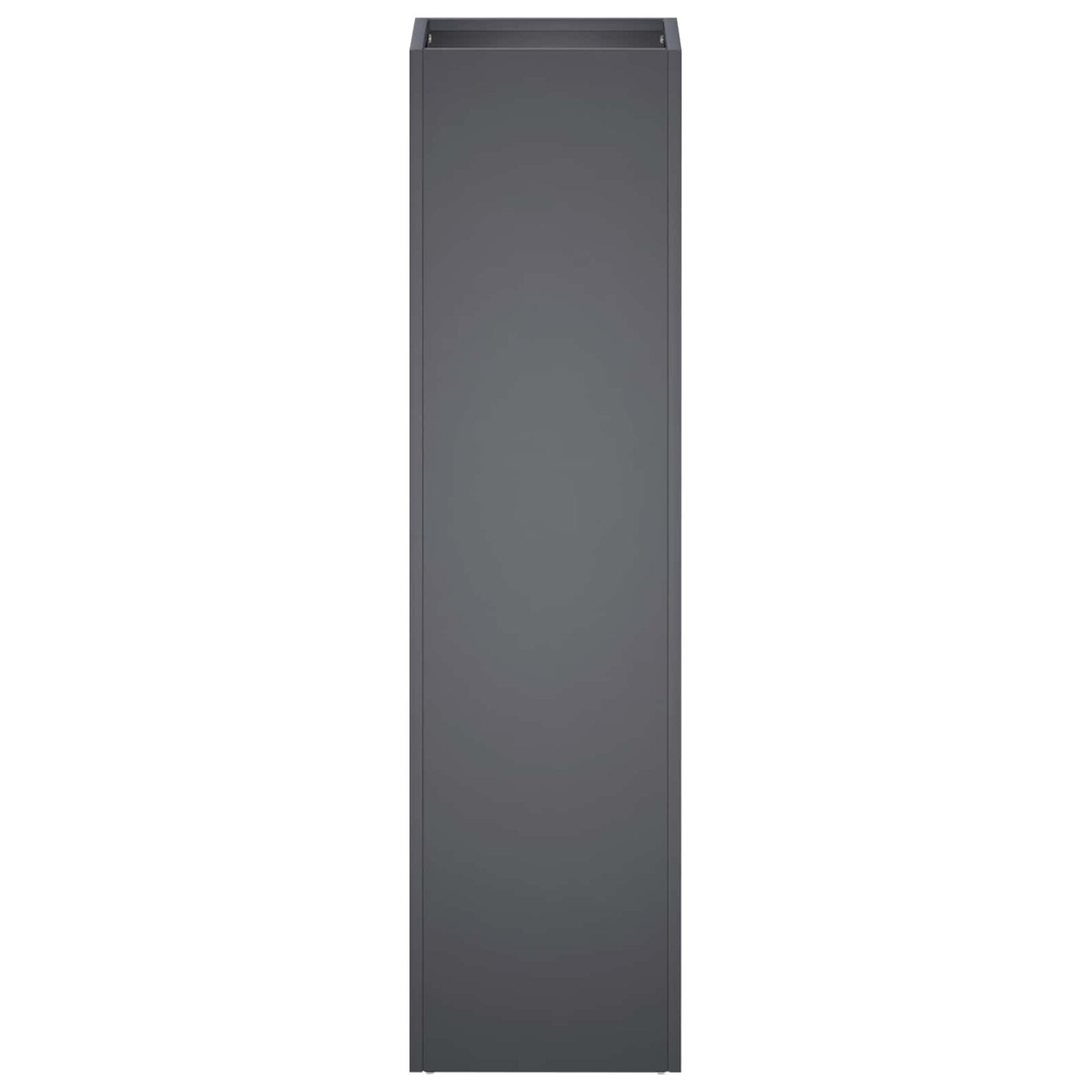 vidaXL Garden Planter Anthracite 20 x 20 x 75 cm Cold-rolled Steel