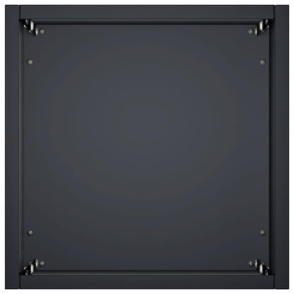 vidaXL Garden Planter Anthracite 20 x 20 x 75 cm Cold-rolled Steel